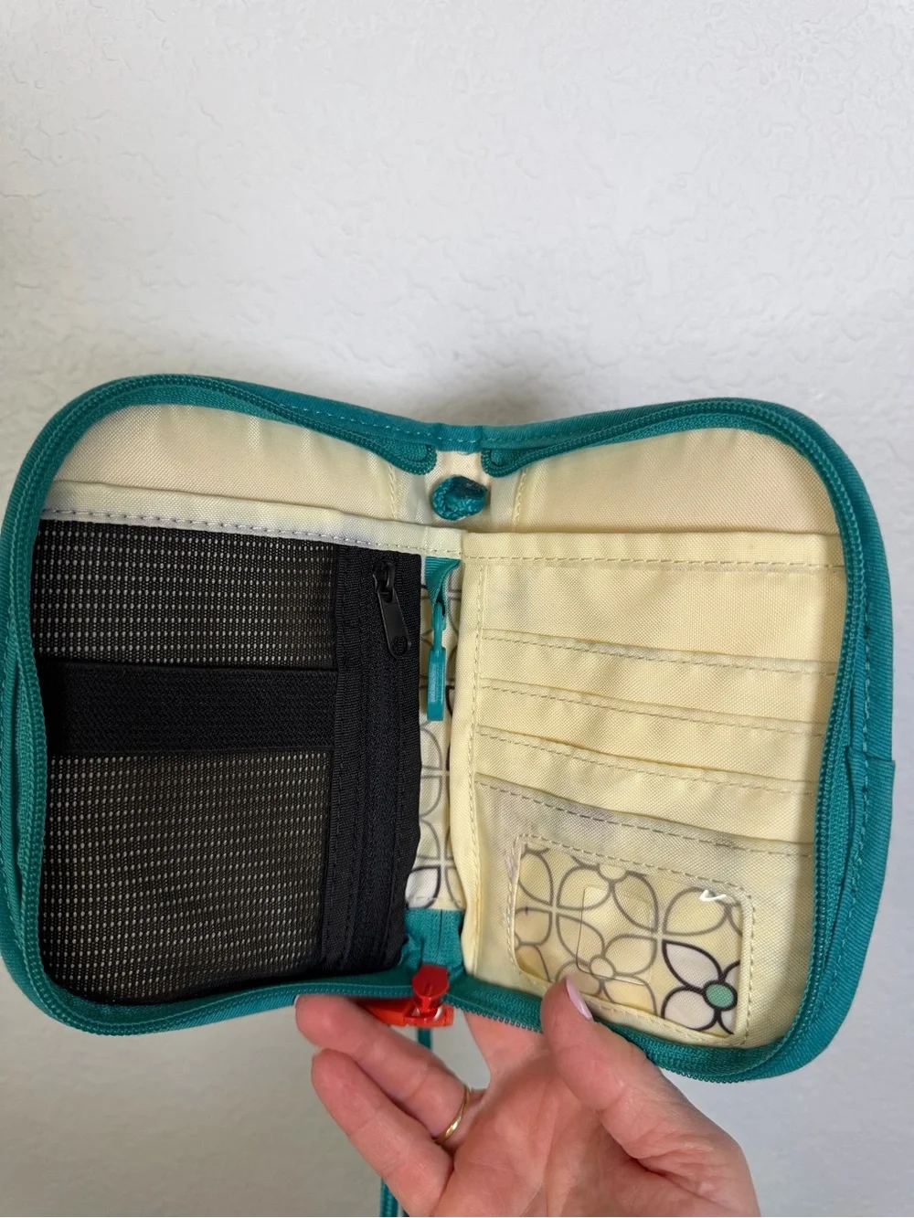 Sherpani Zoe‎ Teal Small Crossbody Wallet Bag